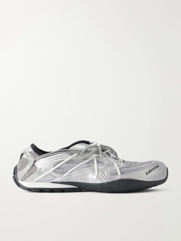Radar rubber-trimmed slip-on sneakers