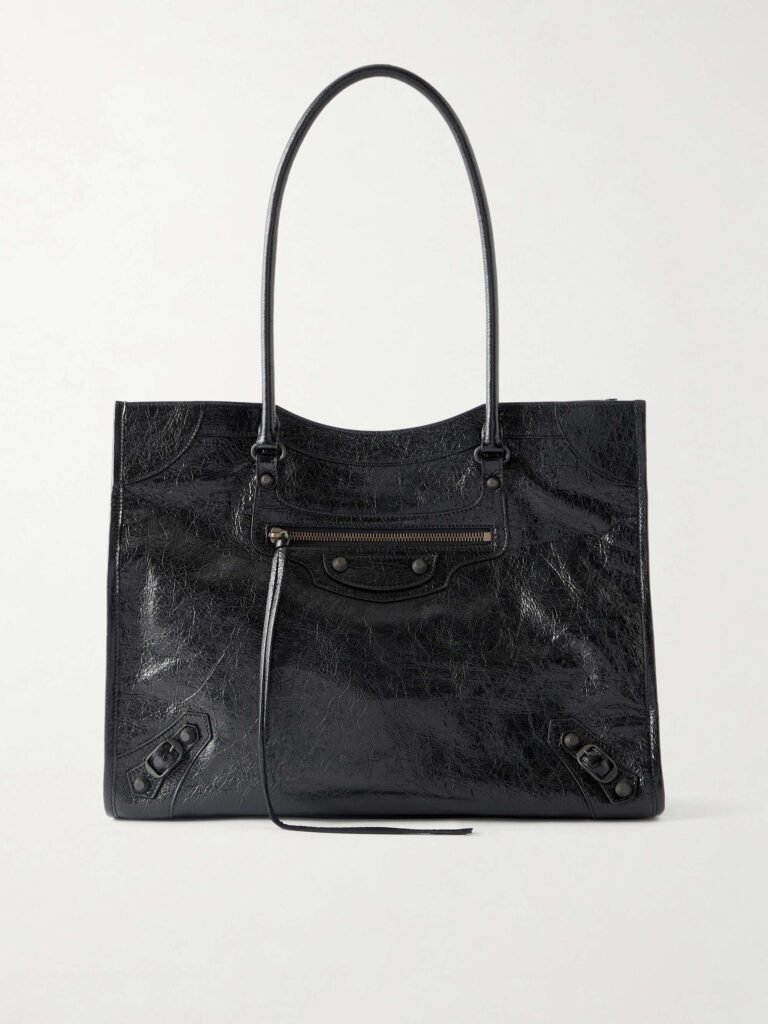 Le City medium leather tote