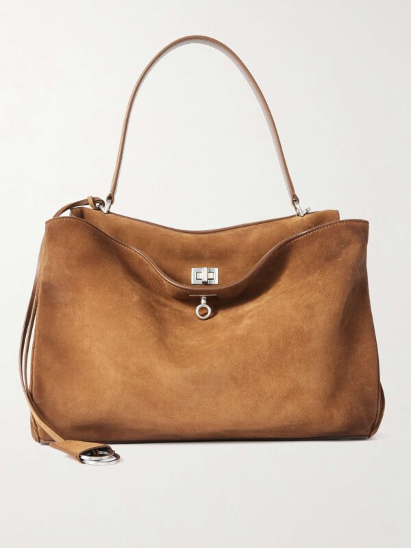 Rodeo medium suede shoulder bag