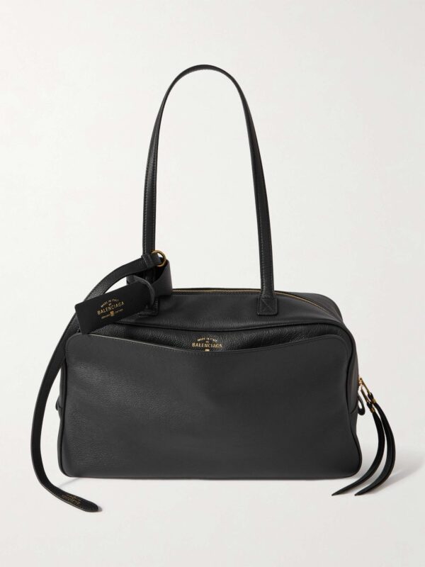 Carrie medium textured-leather tote