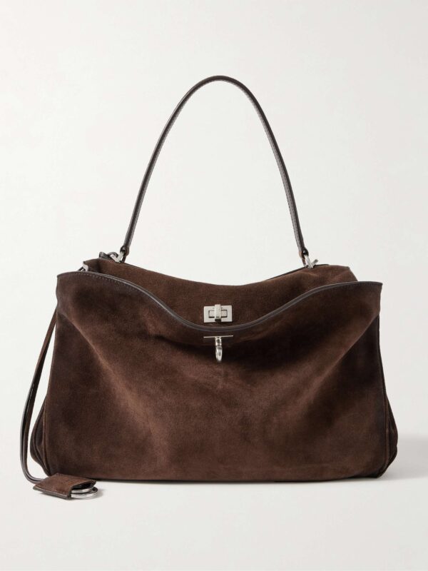 Rodeo medium suede shoulder bag