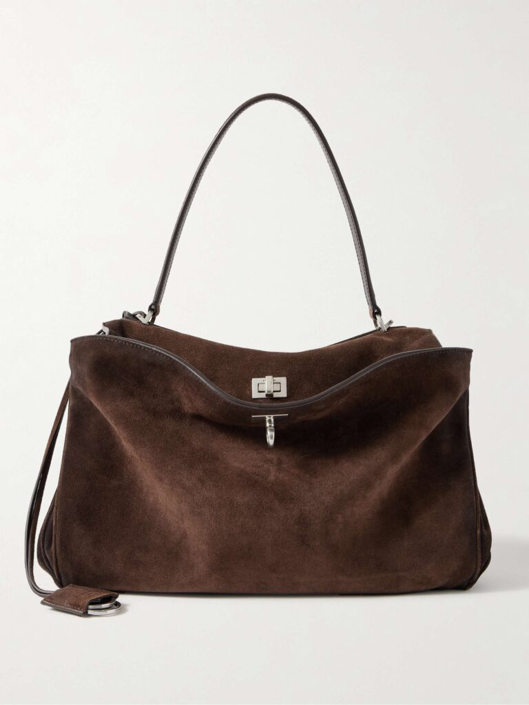 Rodeo medium suede shoulder bag