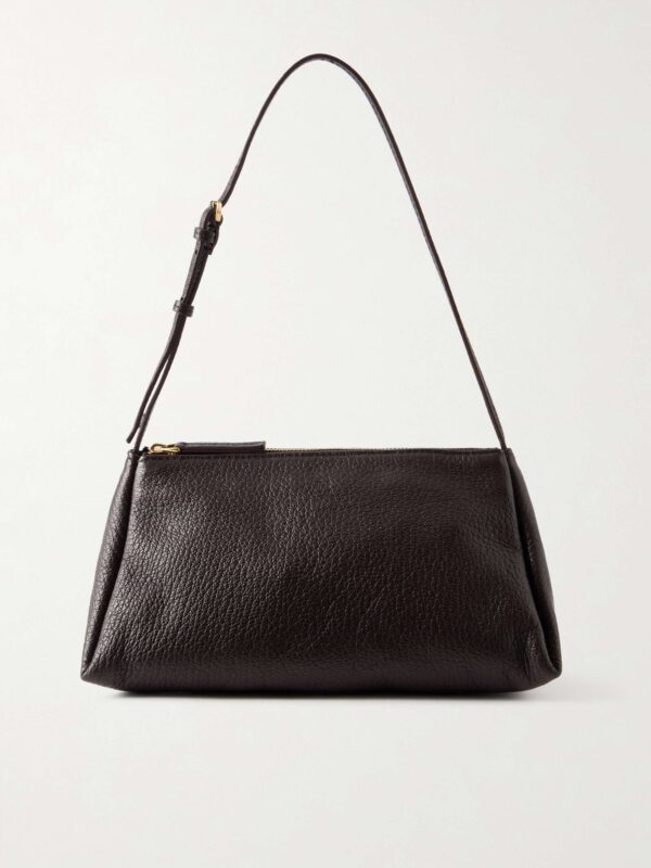 Aurelis textured-leather shoulder bag