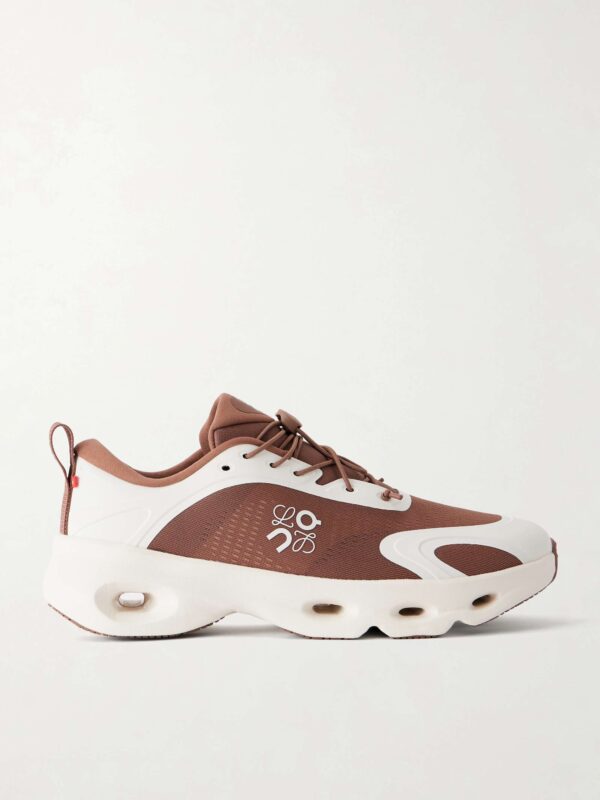 + On Cloudsolo rubber-trimmed recycled mesh sneakers
