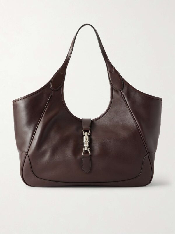 Mercato textured-leather shoulder bag