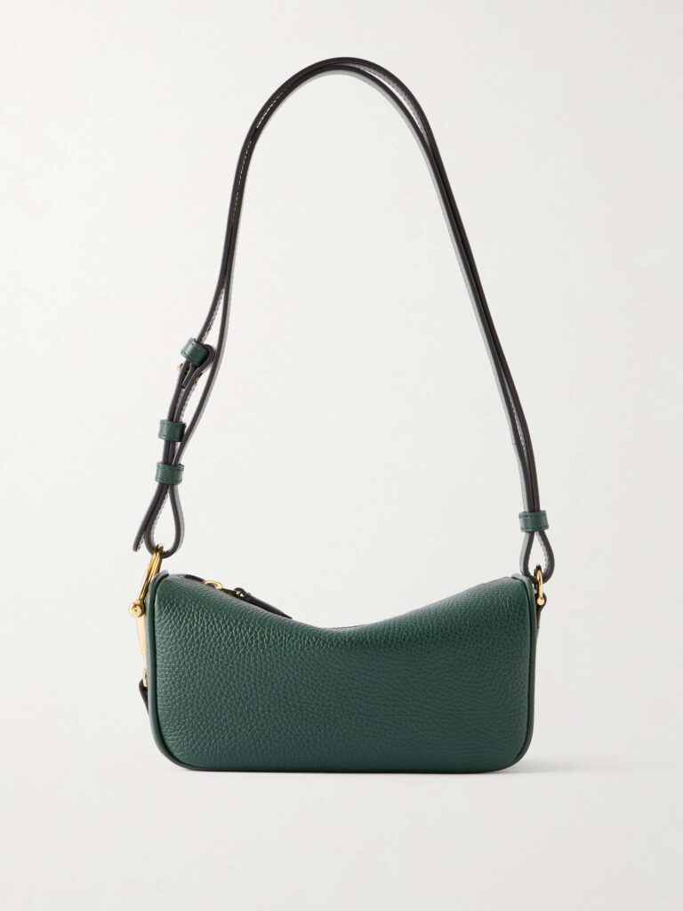 Horsebit 1955 mini textured-leather shoulder bag