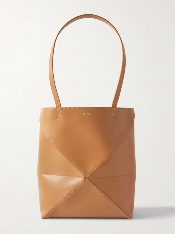 Puzzle Fold convertible medium leather tote