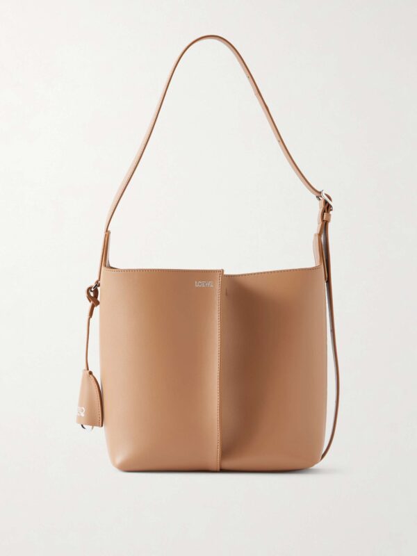 Bilbao medium pleated leather shoulder bag