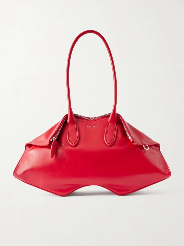 Manta leather shoulder bag