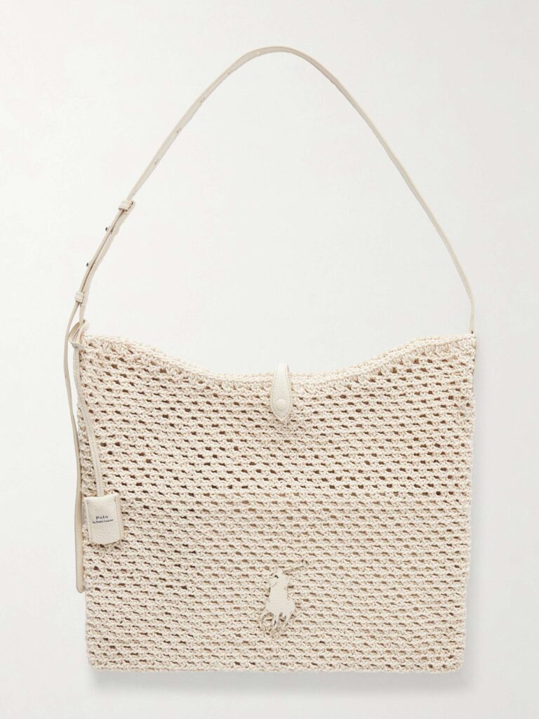 Polo Play woven cross body bag