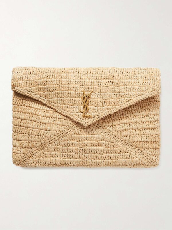 Cassandre raffia clutch