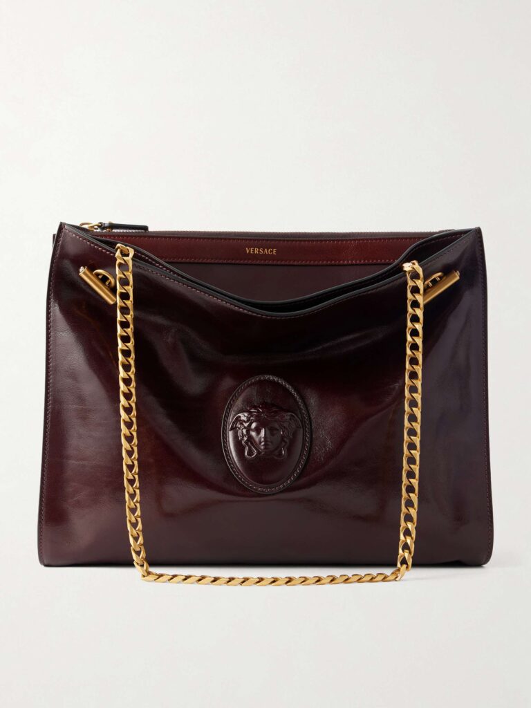 Cabin leather shoulder bag