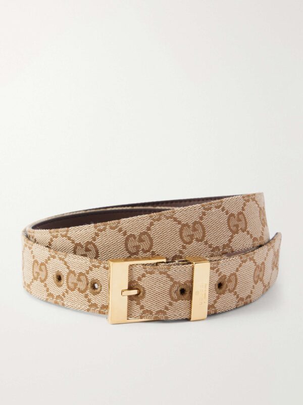 GG Supreme-jacquard canvas belt