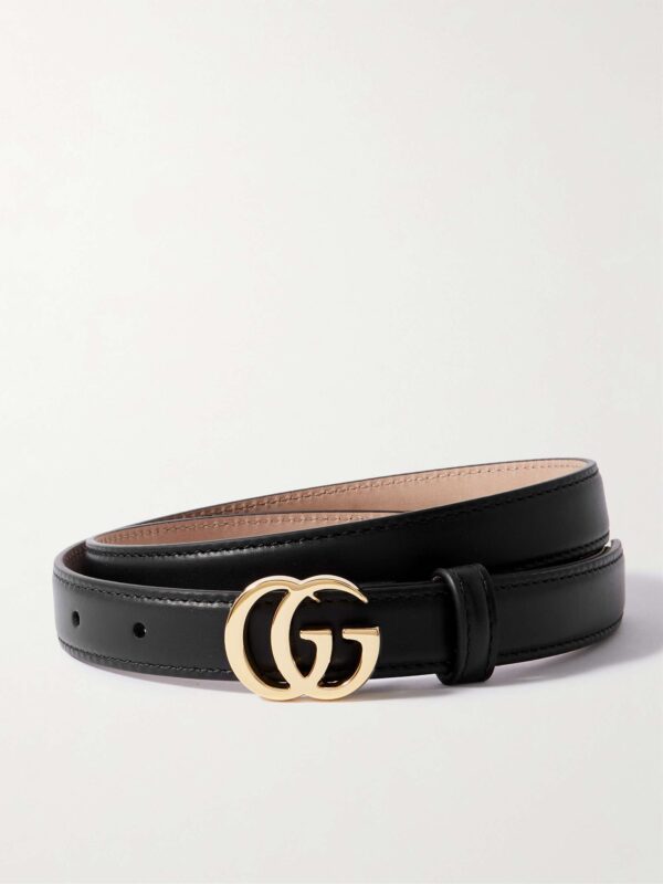 Flat Marmont GG leather belt