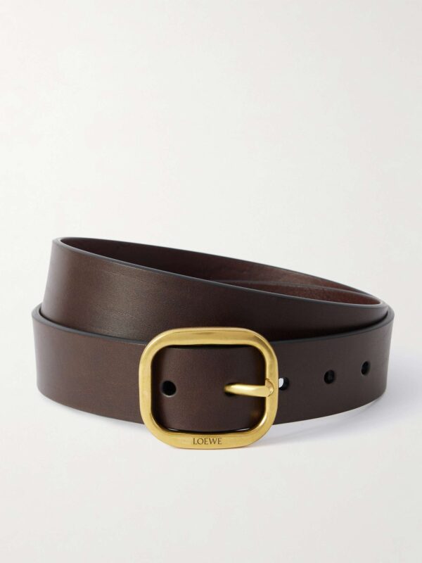 Leather belt