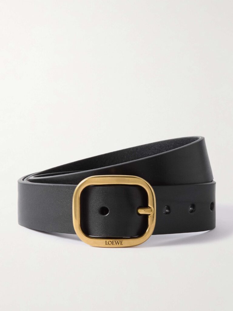 Leather belt