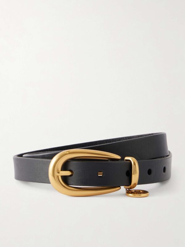 Cassandre-embellished leather belt