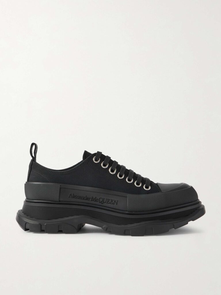 Tread Slick canvas exaggerated-sole sneakers