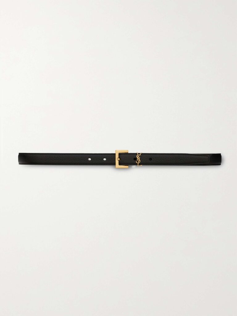 Cassandre textured-leather belt