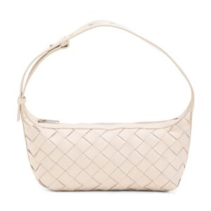WALTER BAKER Leather Aurora Hand Woven Shoulder Bag