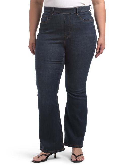 WARP + WEFT Plus Pull On Stretch Flare Jeans