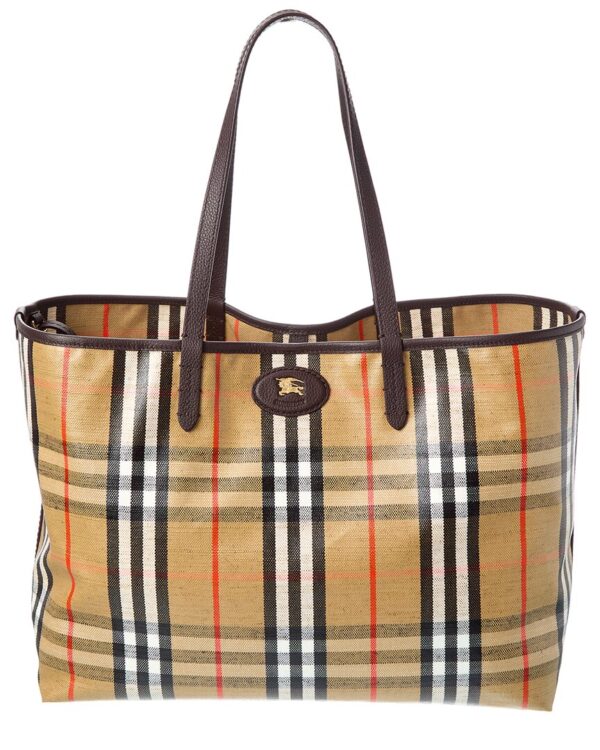 highlands medium coated canvas tote