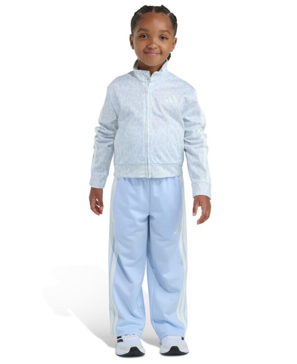 Girls' 2T-6X Stripe Printed Jacket and Pants, 2-Piece Set