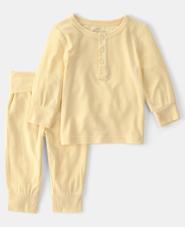 Baby Boys' or Baby Girls' Crewneck Top and Pants, 2-Piece Set