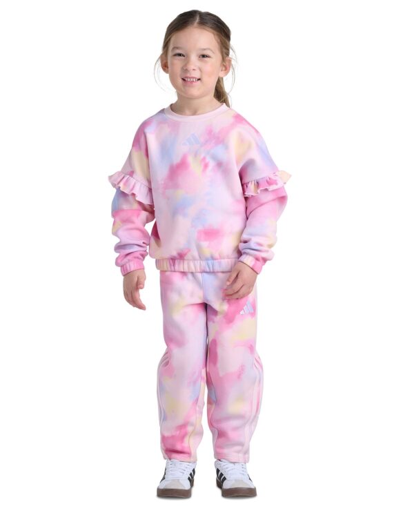 Girls' 2T-6X Long-Sleeve Sweatshirt and Pants, 2-Piece Set