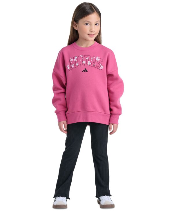 Girls' 2T-6X Long-Sleeve Sweatshirt and Pants, 2-Piece Set