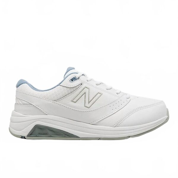 women's 928 walking shoes in white blue