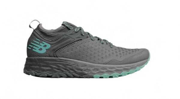 women's fresh foam hierro v4 trail shoe in grey green