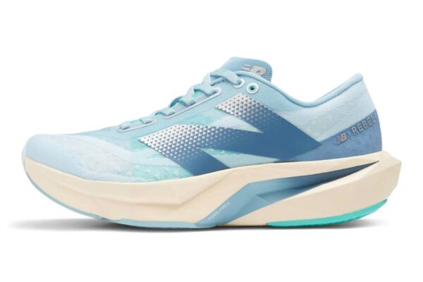 women's fuelcell rebel v4 running shoes in blue/blue