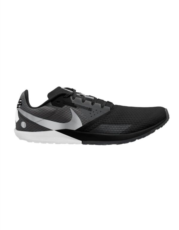 men's zoom rival xc 6 shoe in black/metallic silver