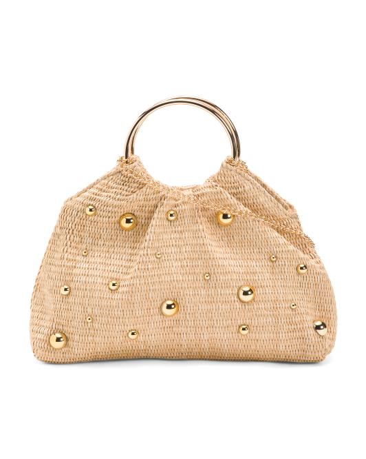 ALESSIA BIANCHI Bead Ring Clutch