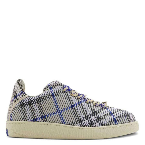 Check Knit Box Low-Top Sneakers, Brand Size 40.5 ( US Size 7.5 )