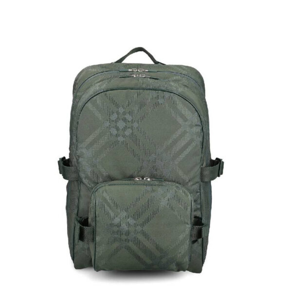 Jacquard Check Backpack