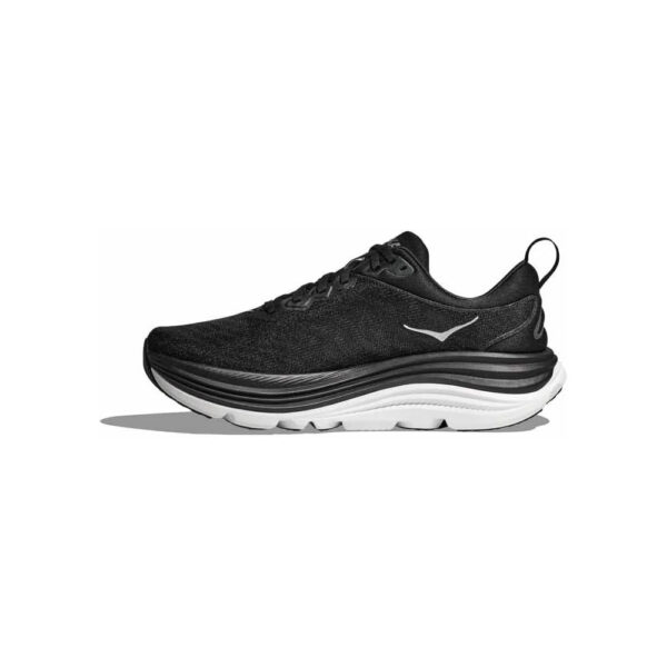 mens gaviota 5 running shoes - black/white