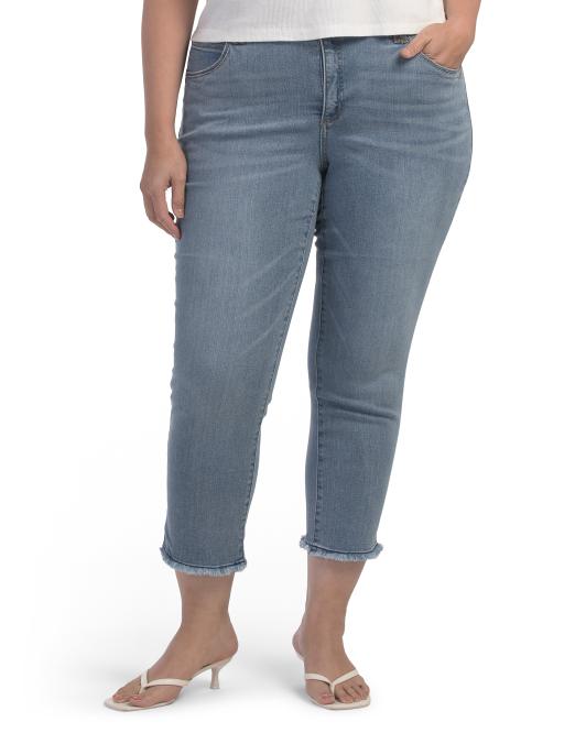 DEMOCRACY Plus Ab Tech High Rise Wide Legged Jeans