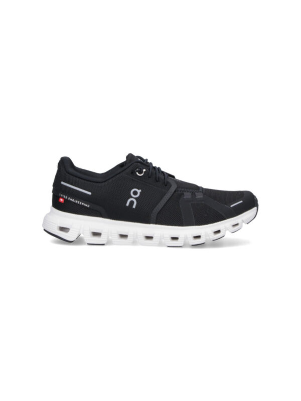 cloud 6 sneakers with rounded toe and textured rubber sole