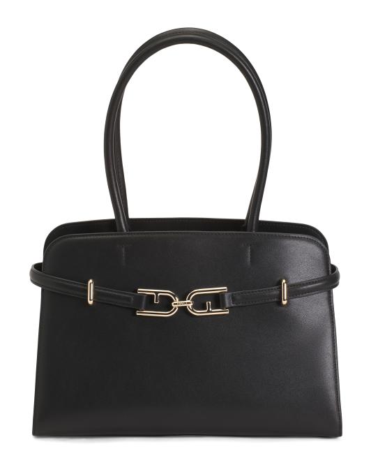 FURLA Leather Meti East West Satchel