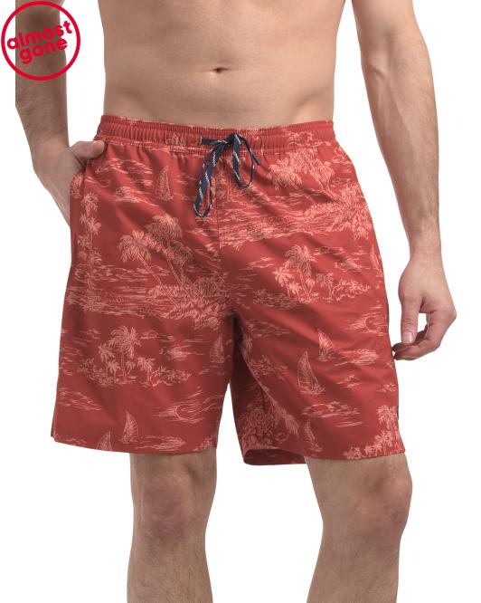 LANDS END Volley Swim Shorts