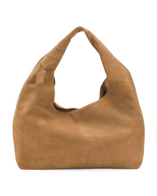 MADE IN INDIA Suede Hobo