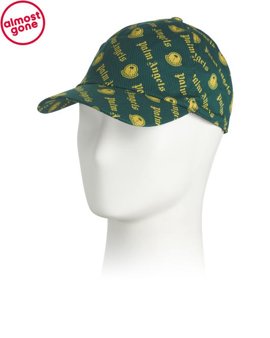 MONCLER X PALM ANGELS Collab All Over Print Logo Cap