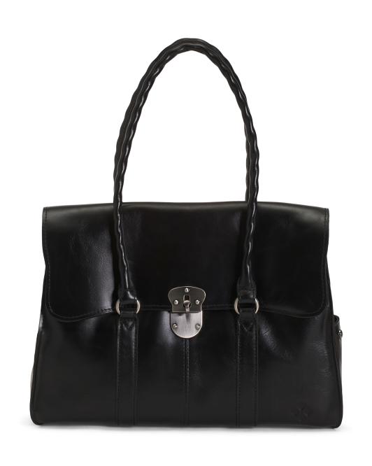 PATRICIA NASH Leather Vienna Satchel