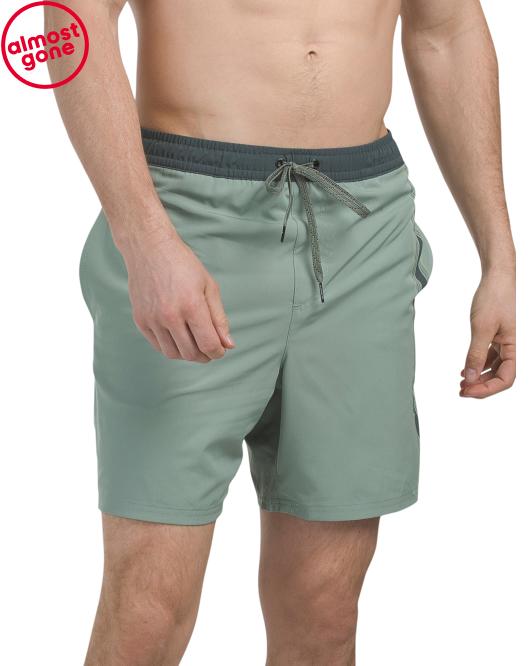 QUIKSILVER Trade Stripe Volley Swim Trunks