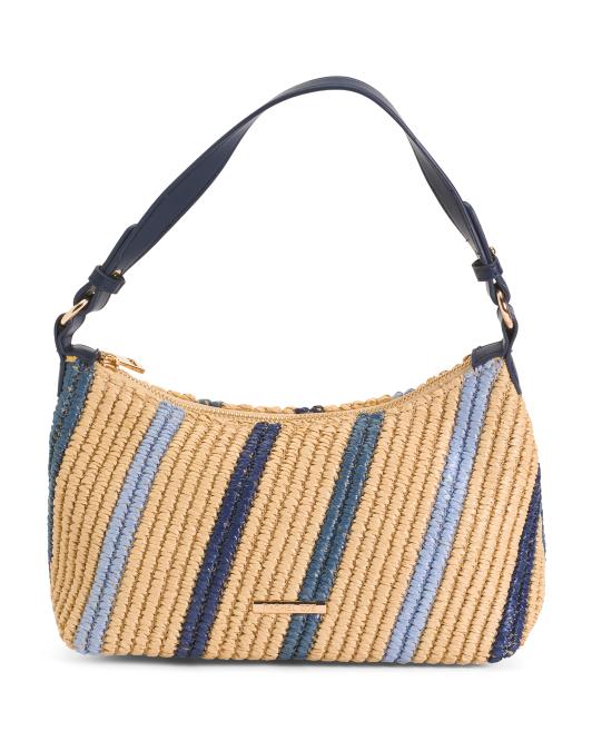 RACHEL ZOE Striped Shoulder Bag