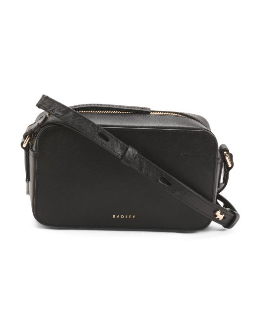 RADLEY LONDON Leather Beech Row Mini Zip Around Crossbody