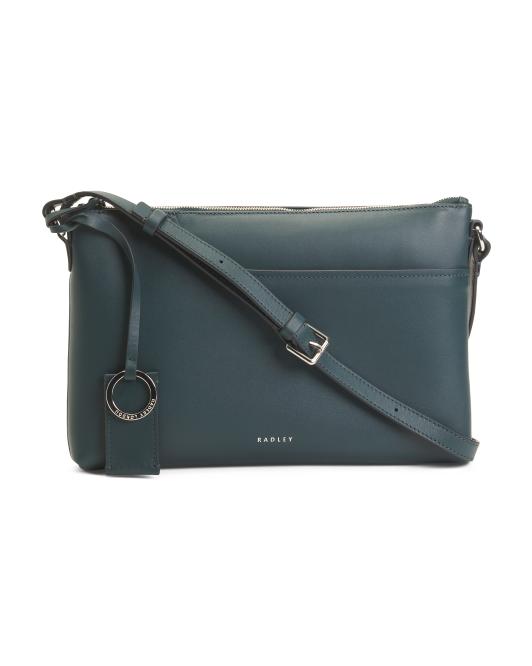 RADLEY LONDON Leather Pockets Medium Ziptop East West Crossbody