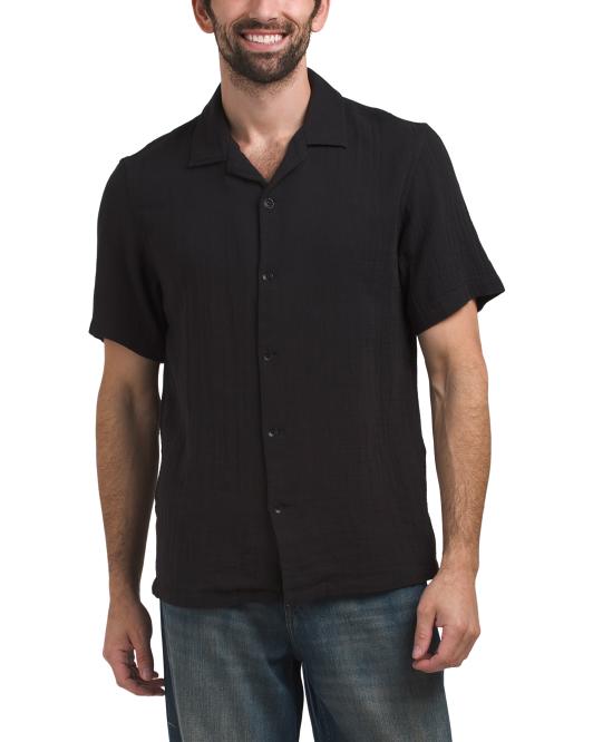RAG & BONE Alan Gauze Shirt